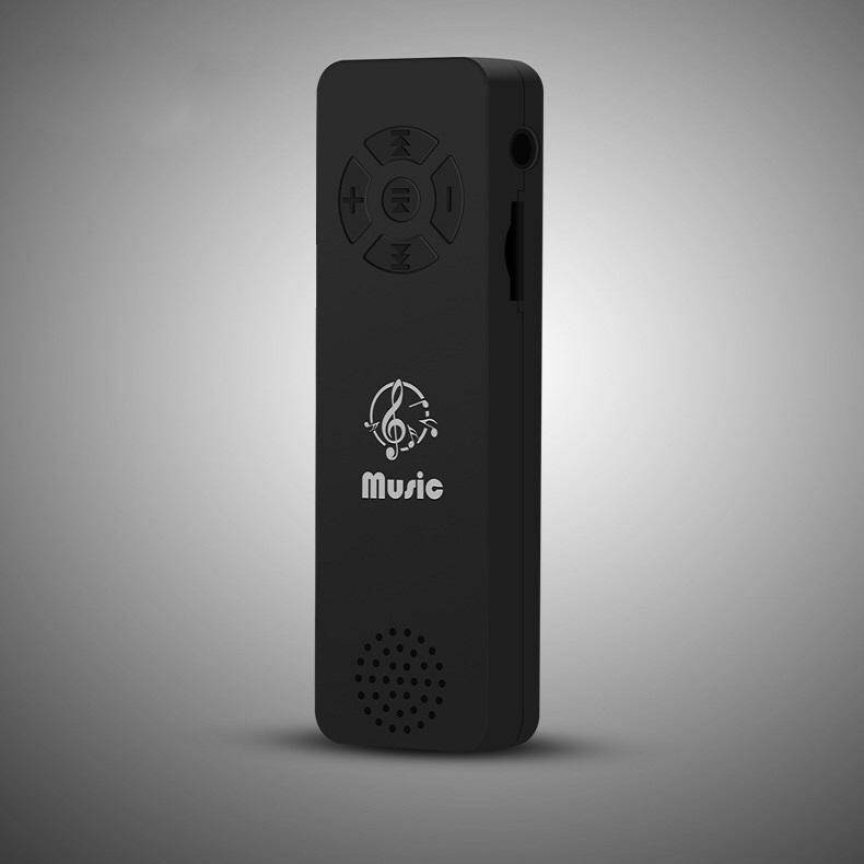 Lecteur MP3 Ultra Léger Avec Design Moderne Et Support Carte TF 16GB - Noir - Yonis-1