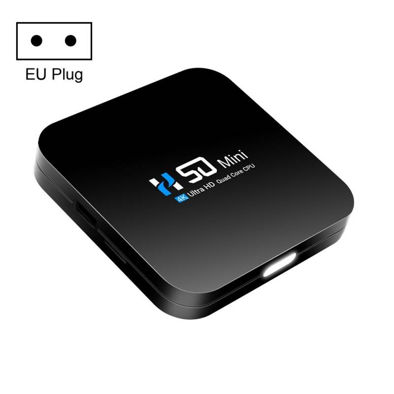Box Android TV 4K Smart Quad Core 2GB 32GB Ultra HD Streaming Noir YONIS-0
