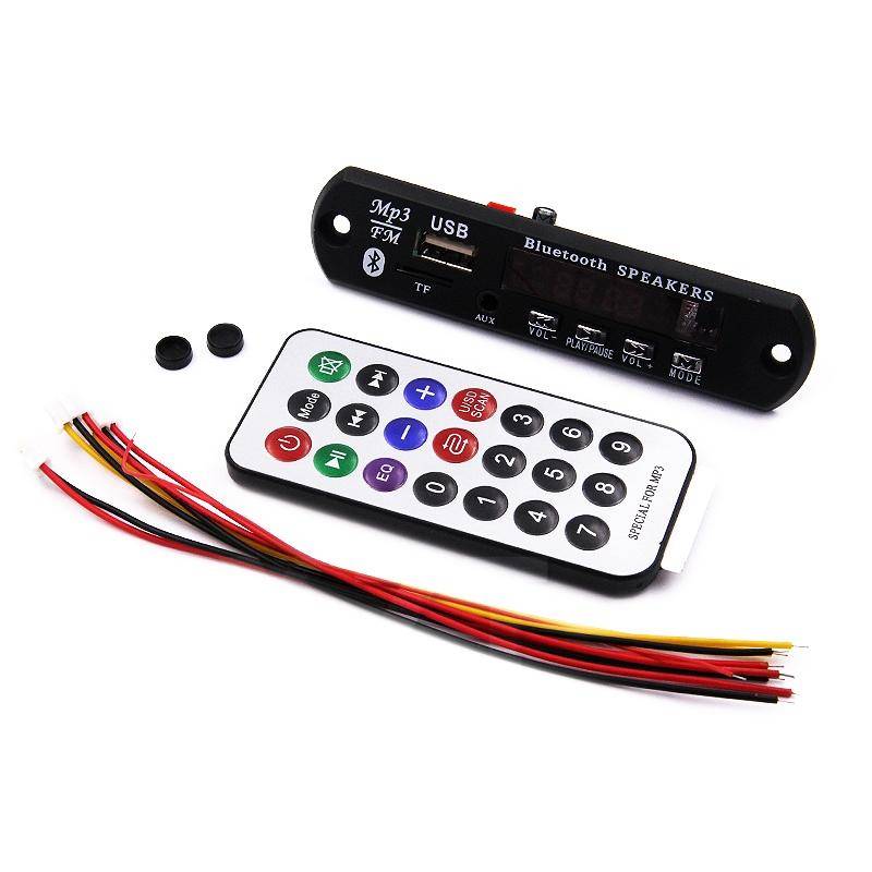 Lecteur MP3 Bluetooth 12V Pour Voiture Avec Radio FM Et Support USB TF - Yonis-0