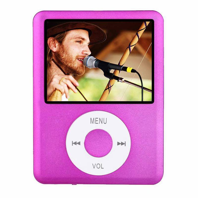 Lecteur MP4 Écran 1.8 Pouces FM Radio E-Book Calendrier - Rouge - Yonis-2