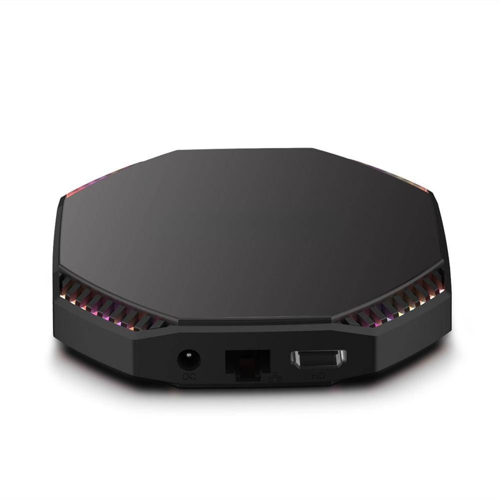 Boîtier TV Android 11 4 Go 32 Go 4K WiFi Double Bande Bluetooth 4.0 - Noir - Yonis-1