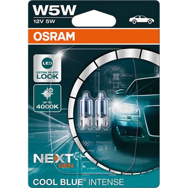 Kit 2 Ampoules Halogène auto Osram COOL BLUE® INTENSE NextGen W5W 12V 2825CBN-02B