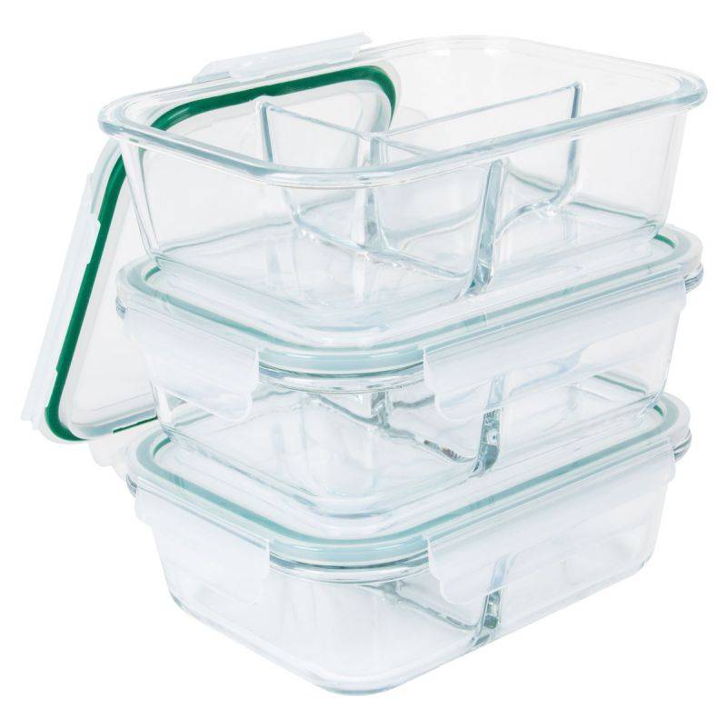 Ensemble de boite à repas en verre 3 pièces Classbach C-FHDM4021G-1