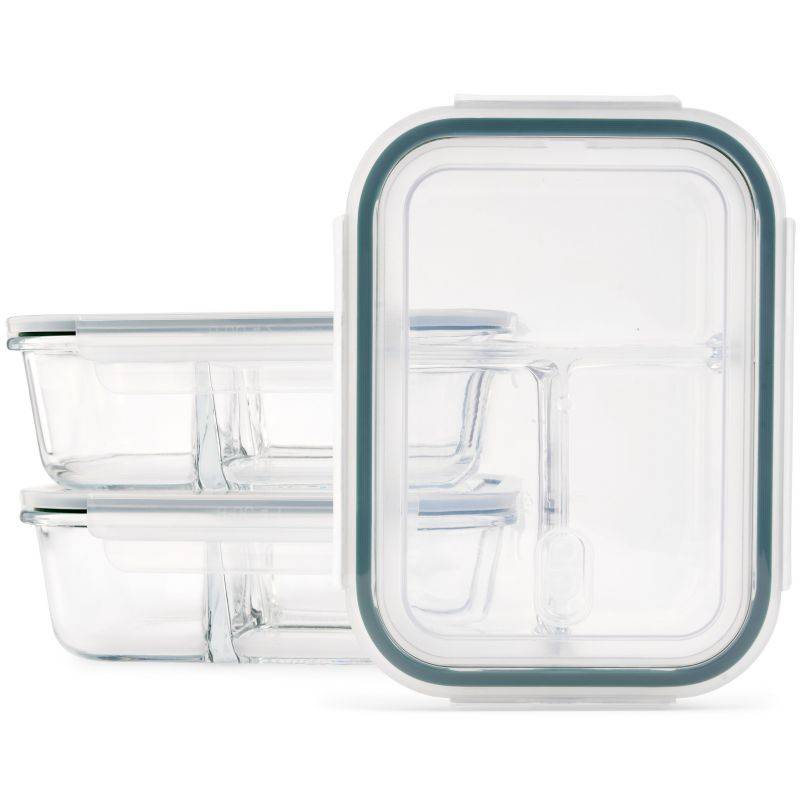 Ensemble de boite à repas en verre 3 pièces Classbach C-FHDM4021G-2