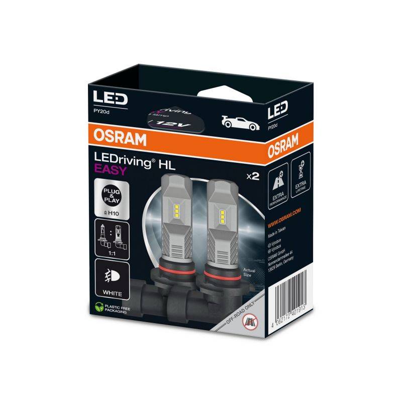 Kit 2 ampoules LEDriving HL EASY H10 ECO PACKAGING Osram 9145DWESY-2HB-2