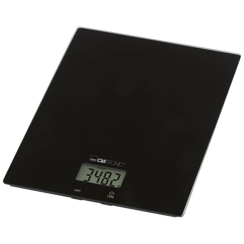 Balance de cuisine en verre Noir Clatronic KW3820-Noir-0