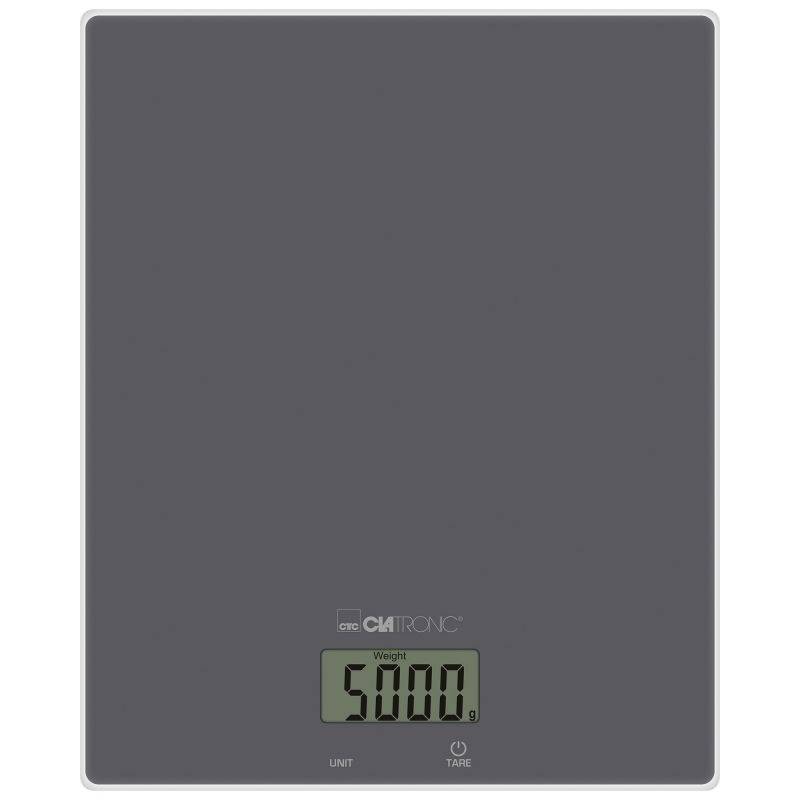 Balance de cuisine en verre Gris Clatronic KW3820-Gris-1