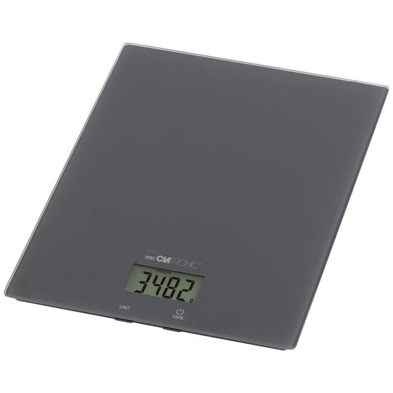Balance de cuisine en verre Gris Clatronic KW3820-Gris-0