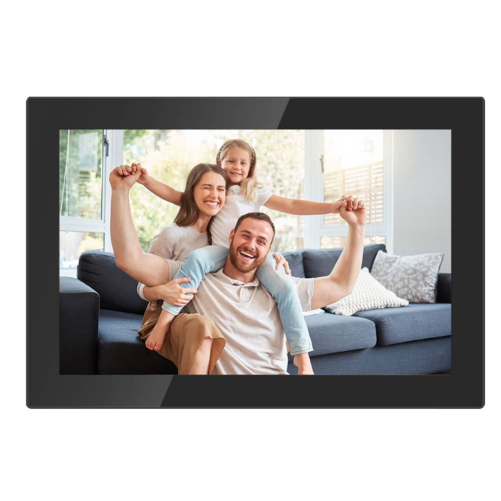 AGFA PHOTO Cadre Photo Connecté Realiview APF1000 Wi-Fi 10" LCD Ecran en Verre - Affichage Photos/Vidéos, Horloge, Mété-0