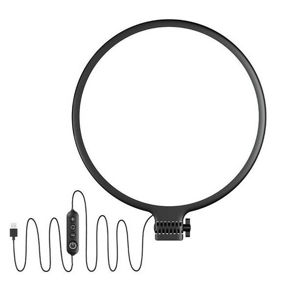 Ring Light LED 8 Pouces Pour Selfies Et Vidéos Luminosité Réglable USB YONIS