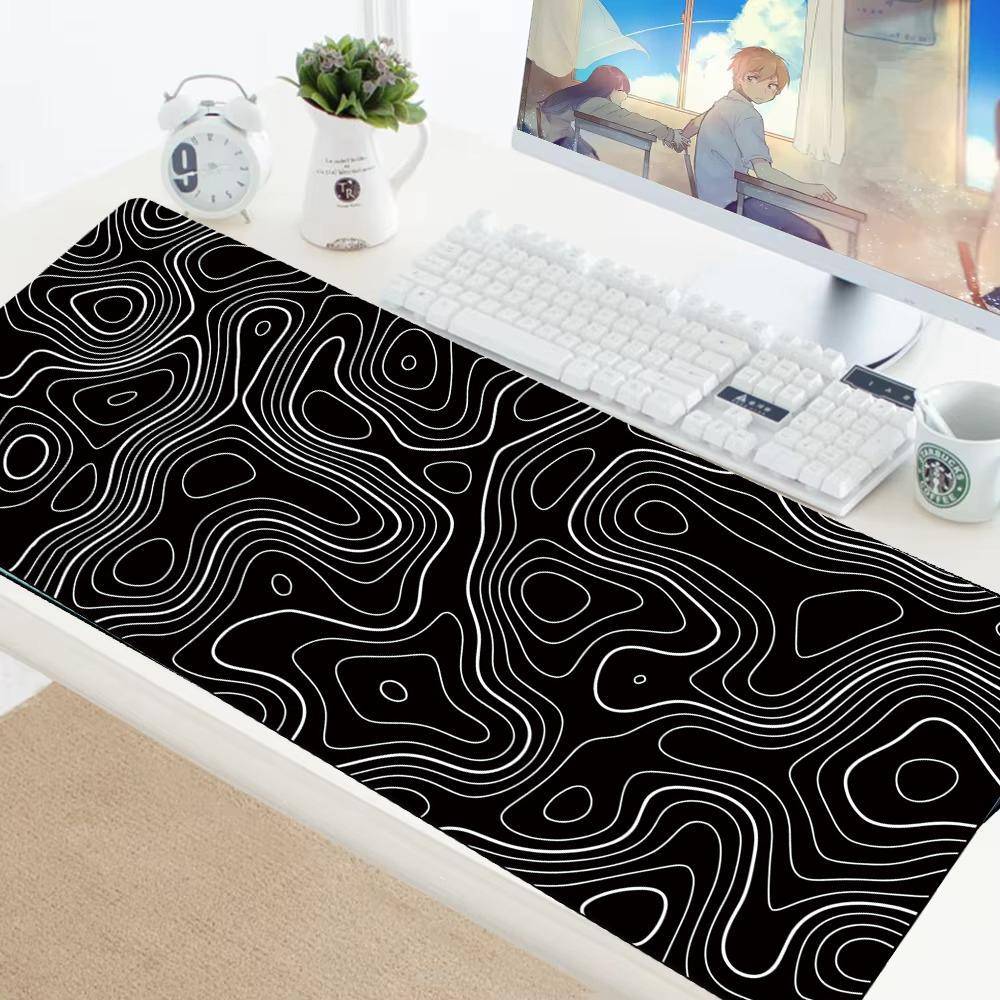 Tapis De Souris XXL Étanche Design Abstrait Pour Gamers Et Designers Abstract Fluid 31 YONIS-0