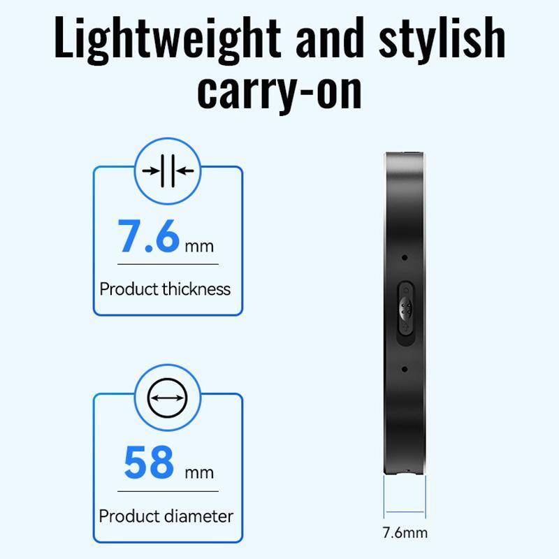 Micro Espion Portable Intelligent 8GB Enregistrement Bluetooth Haute Discrétion YONIS-1