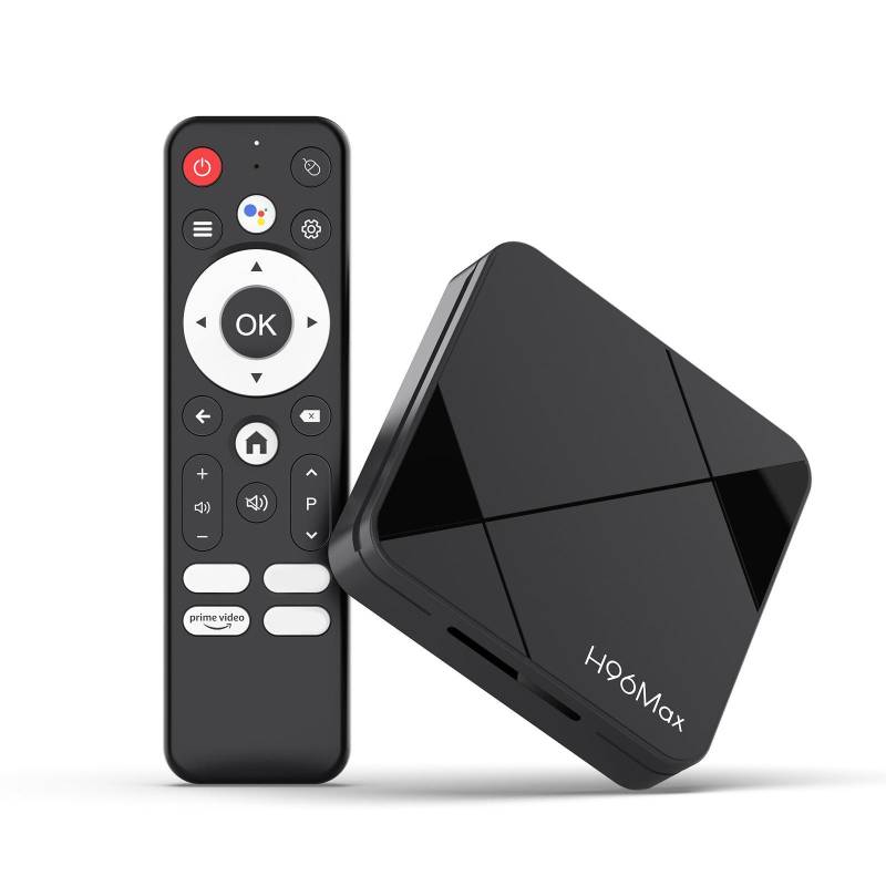 Box Android TV 4K UHD Avec Télécommande Et Android 14 Puissant Quad-Core - Noir - Yonis-0