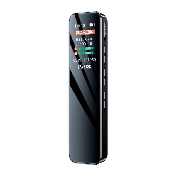 Dictaphone Écran Couleur MP3 32GB Enregistreur Voix Autonomie 20h YONIS