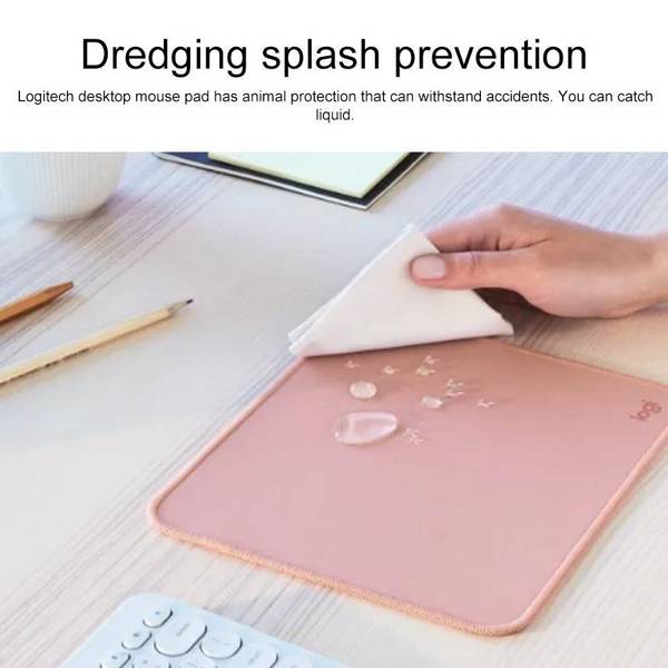 Tapis De Souris Rose Confortable Étanche Anti-Dérapant Pour Bureau Et Maison Rose YONIS