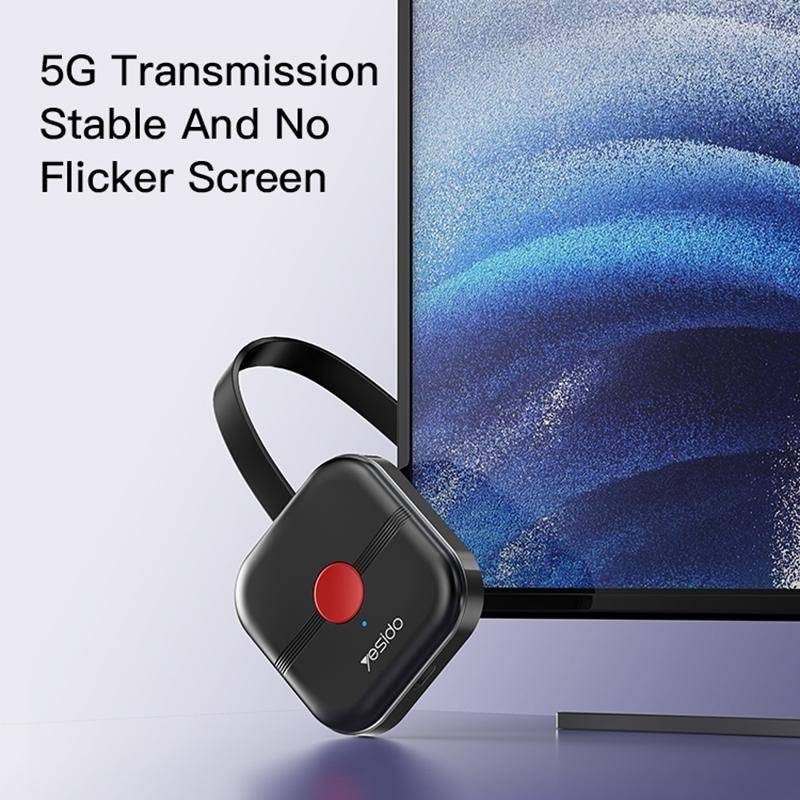 Clé Chromecast 5G 4K Sans Fil HDMI Pour Streaming Haute Définition Facile YONIS-1
