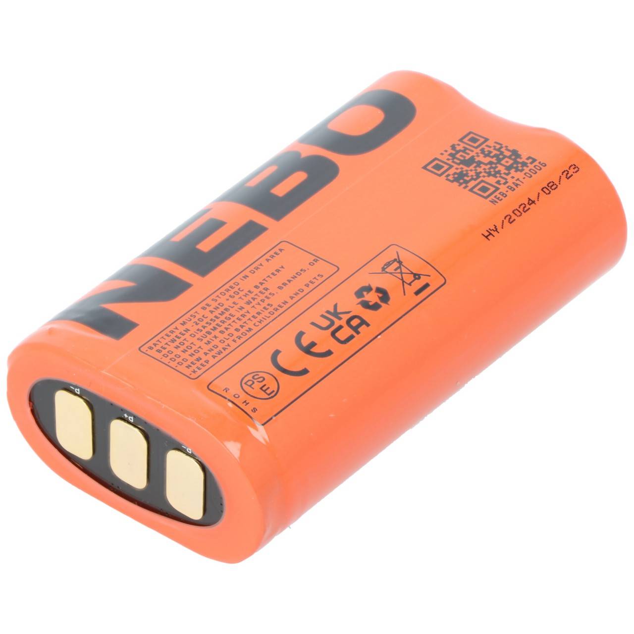 Batterie NEBO 2x21700 Li-Ion, 9000mAh, 3,7V, 33,3Wh, rechargeable-0