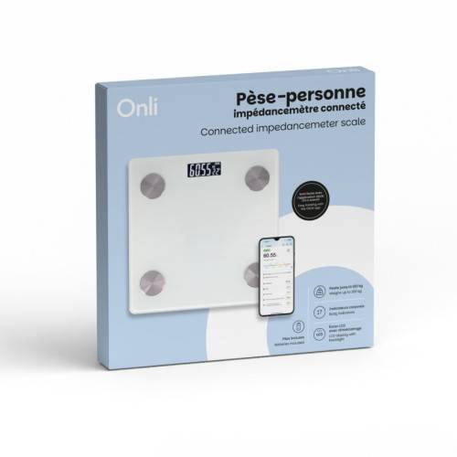 Pèse-personne impédancemètre connecté Blanc-2