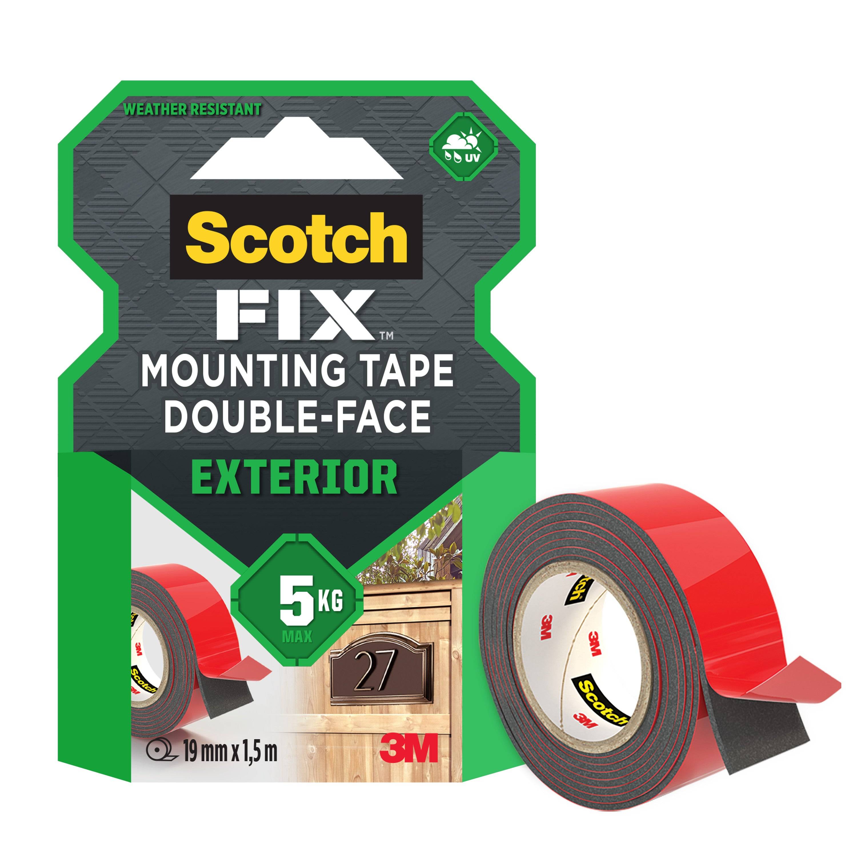 Ruban Scotch Montage Extérieur Fixation Permanente Robuste, Double Face, Pour Extérieur - Scotch-1