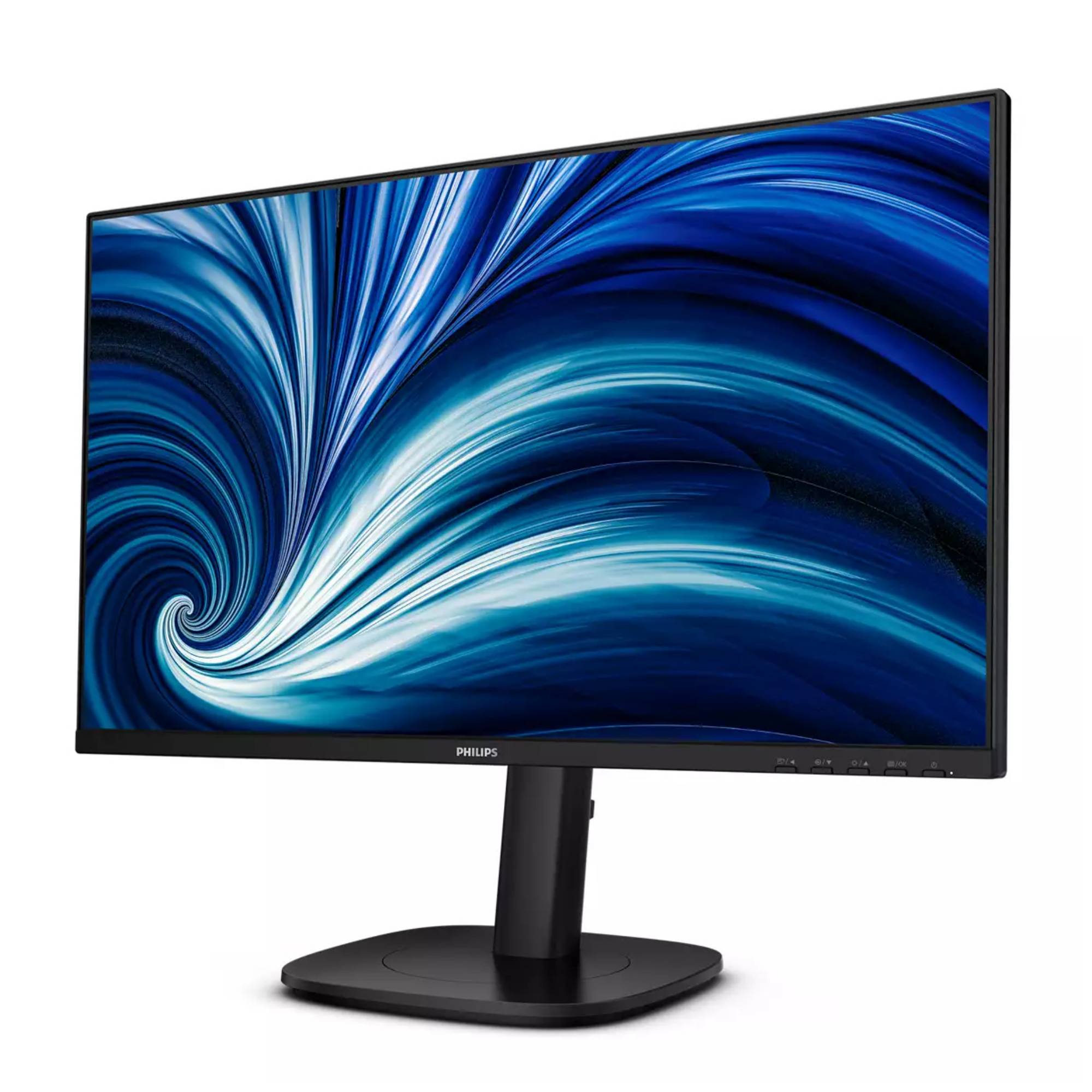 PHILIPS 23.8p 1920x1080 120Hz IPS Flat H/A 150 MM TUV EyeSafe certified USB HUB SPEAKERS DP HDMI 300cd/m2 TCO 10-1