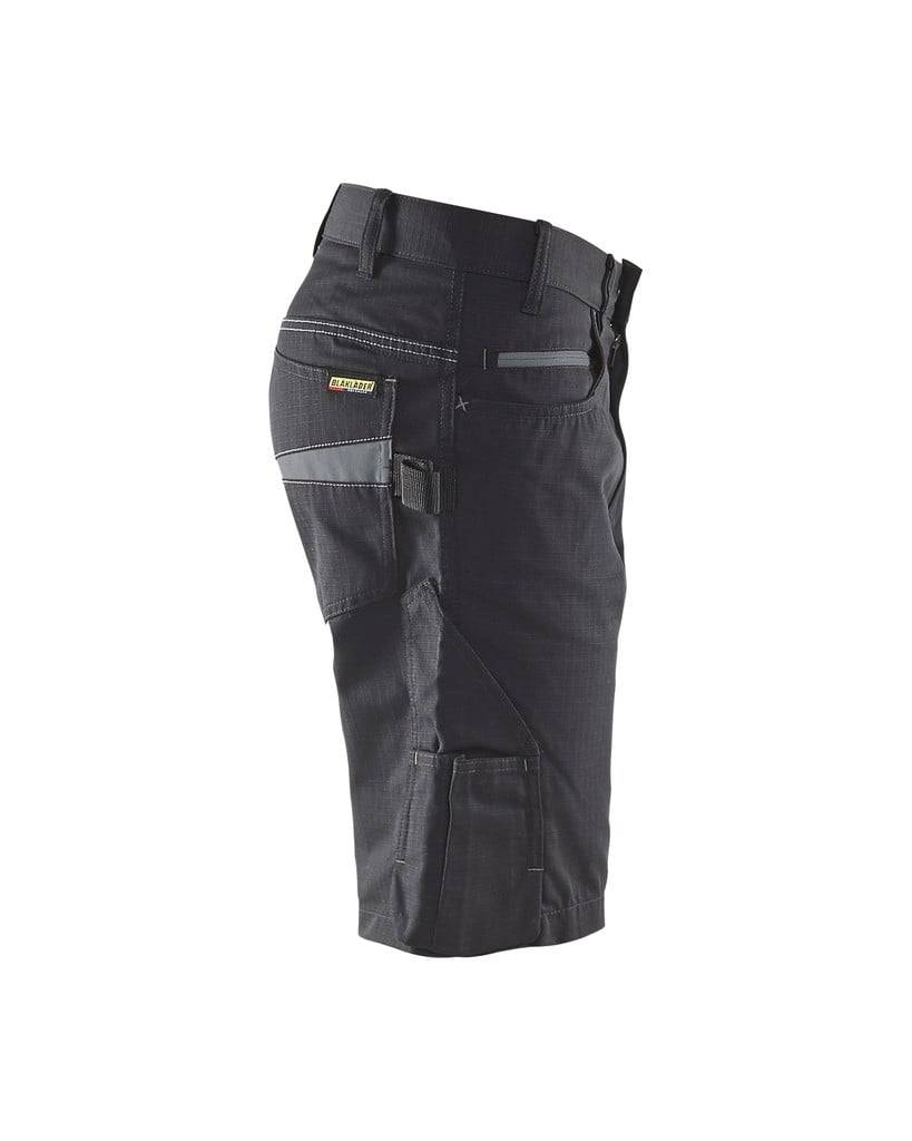 Short de travail Blaklader Ripstop Noir / Gris Foncé 48-4