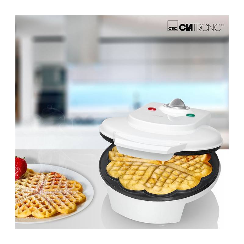 Gaufrier Clatronic WA 3491 Blanc-4