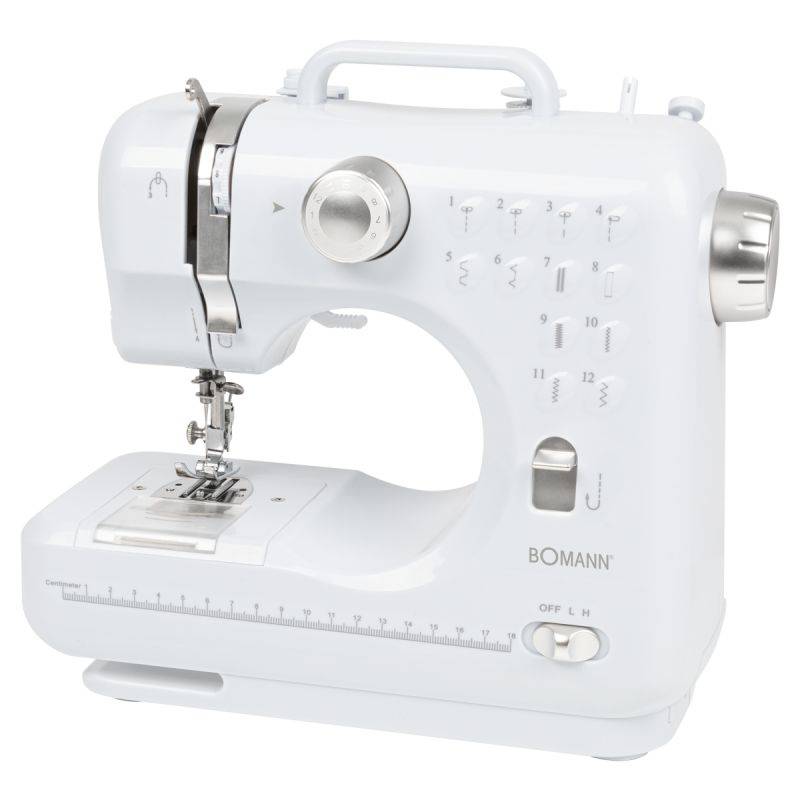 Machine à coudre 12 points Blanc Bomann NM6063CB-Blanc-0