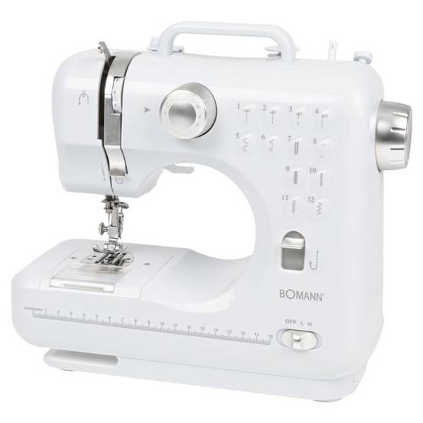 Machine à coudre 12 points Blanc Bomann NM6063CB-Blanc