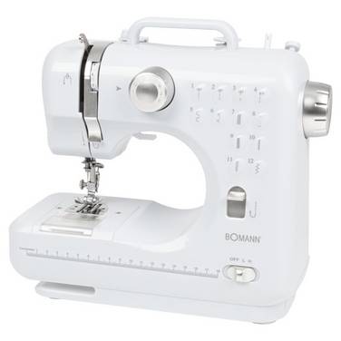 Machine à coudre 12 points Blanc Bomann NM6063CB-Blanc