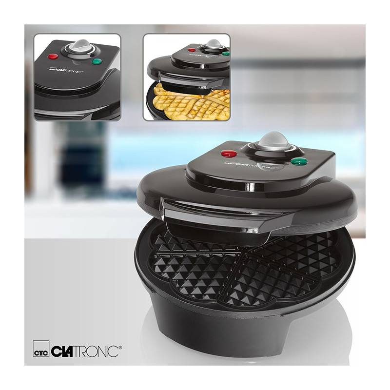 Gaufrier Clatronic WA 3491 Noir-3