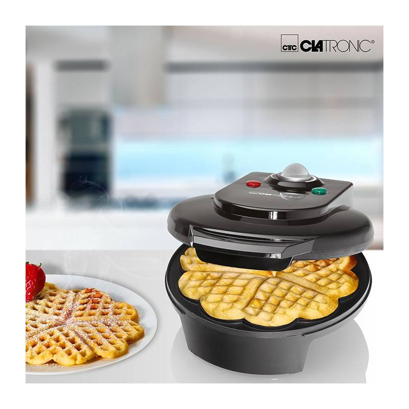 Gaufrier Clatronic WA 3491 Noir-4