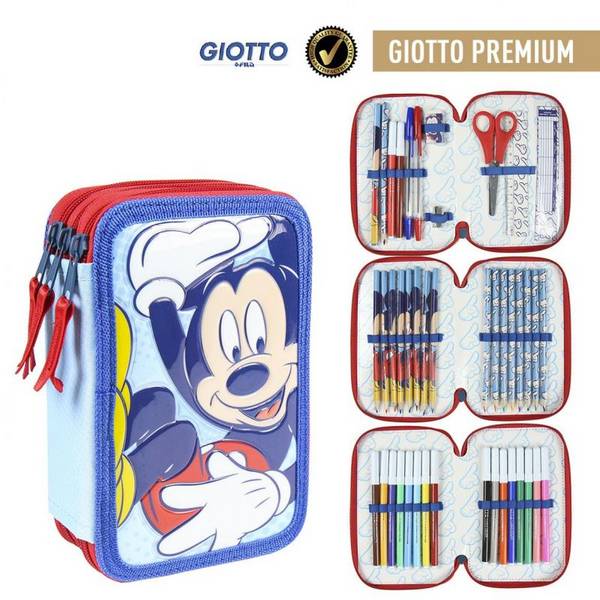 Plumier avec accessoires 3 niveaux Mickey 2100003041