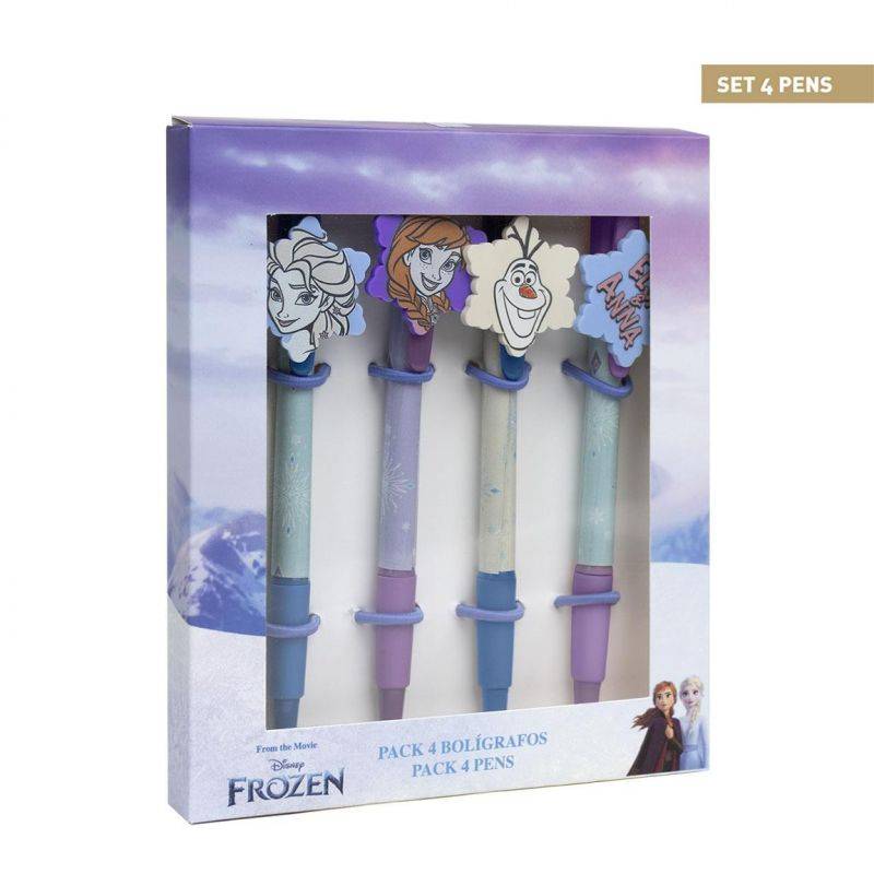 Stylos à bille Pack x4 Reine des neiges 2700000342-0