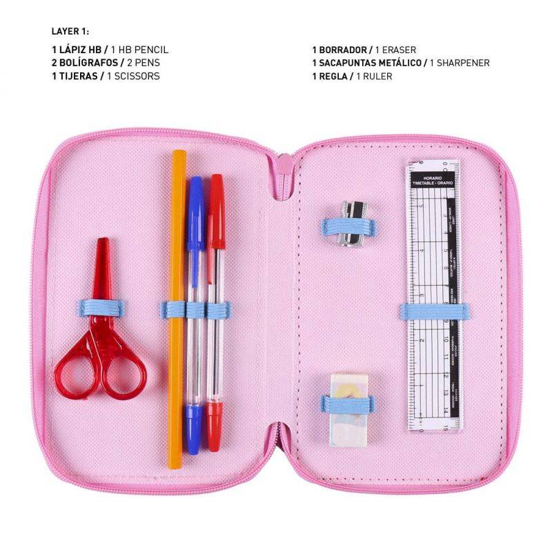 Plumier avec accessoires 3 niveaux Princesses 2700000401-4