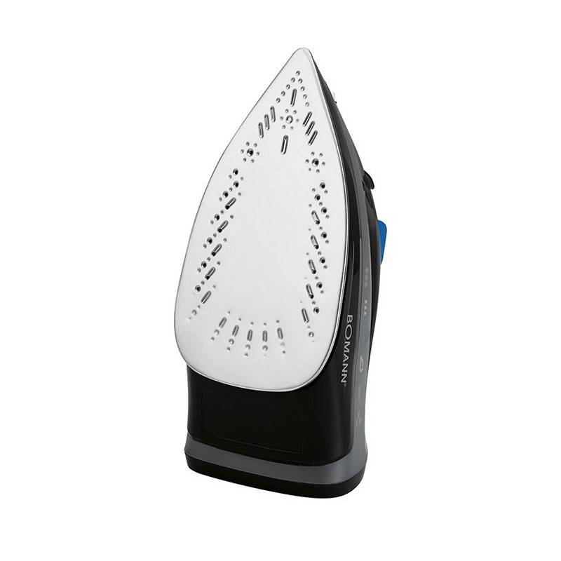 Fer à repasser à vapeur avec 7 fonctions 1800W Bomann DB 6003 CB Noir/Bleu-3