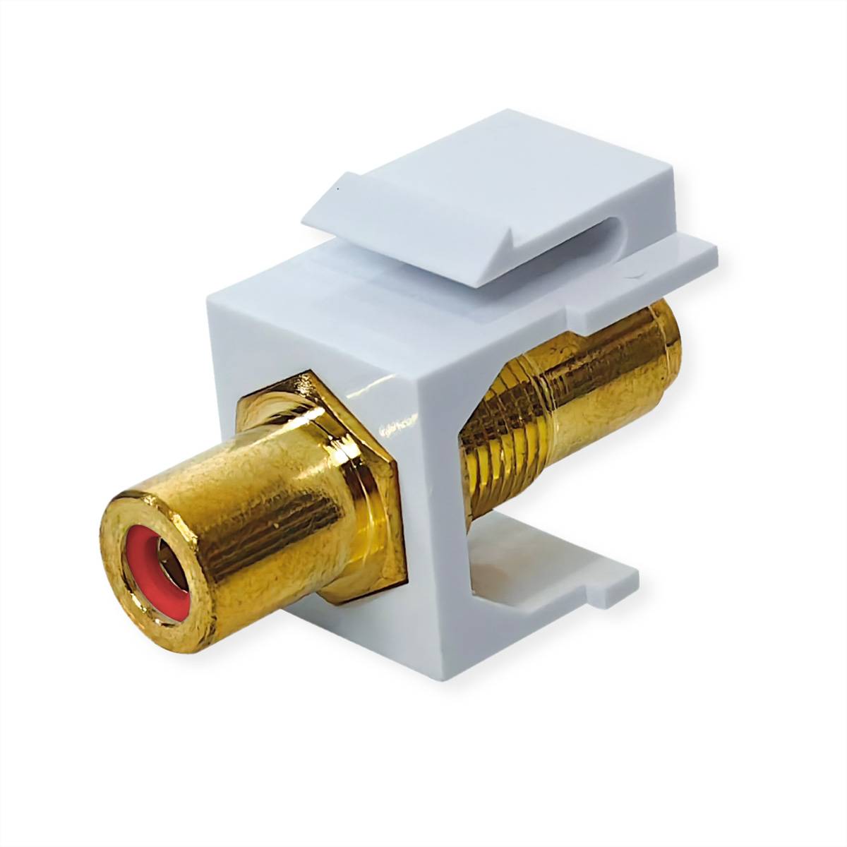 VALUE Coupleur Keystone RCA, plastique, rouge-0
