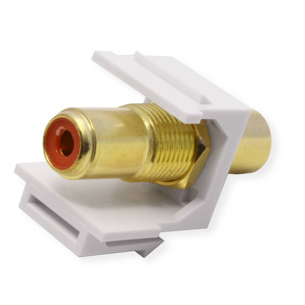 VALUE Coupleur Keystone RCA, plastique, rouge-2