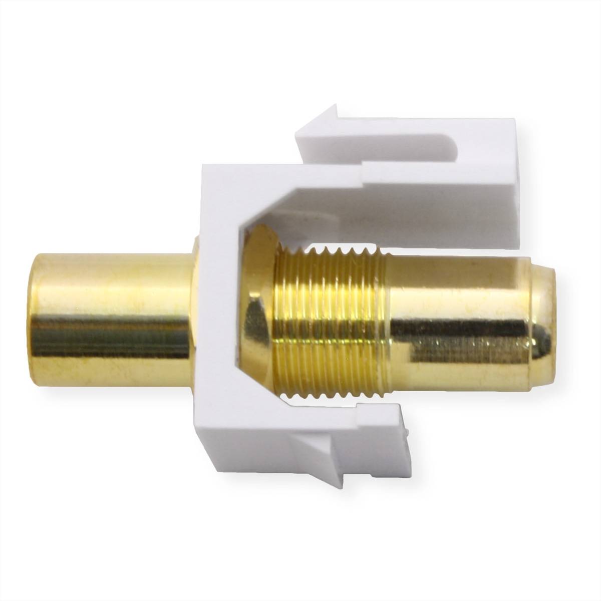 VALUE Coupleur Keystone RCA, plastique, blanc-2