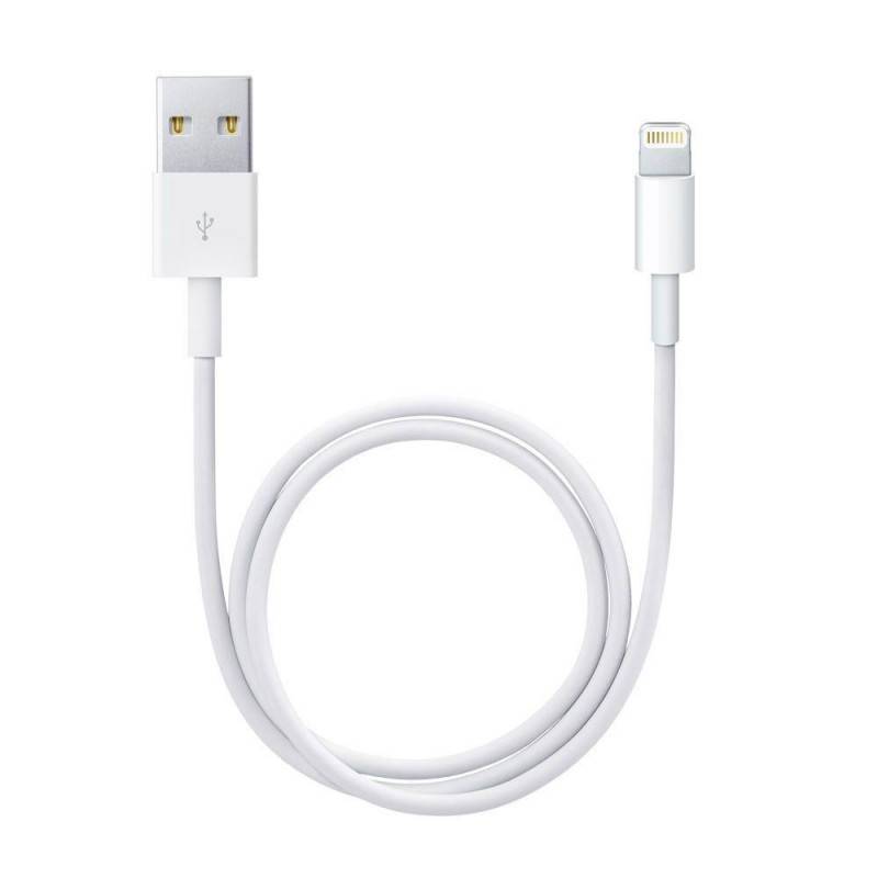 Apple ME291 Câble Lightning Original - 0.5m - Blanc (Blister)-1