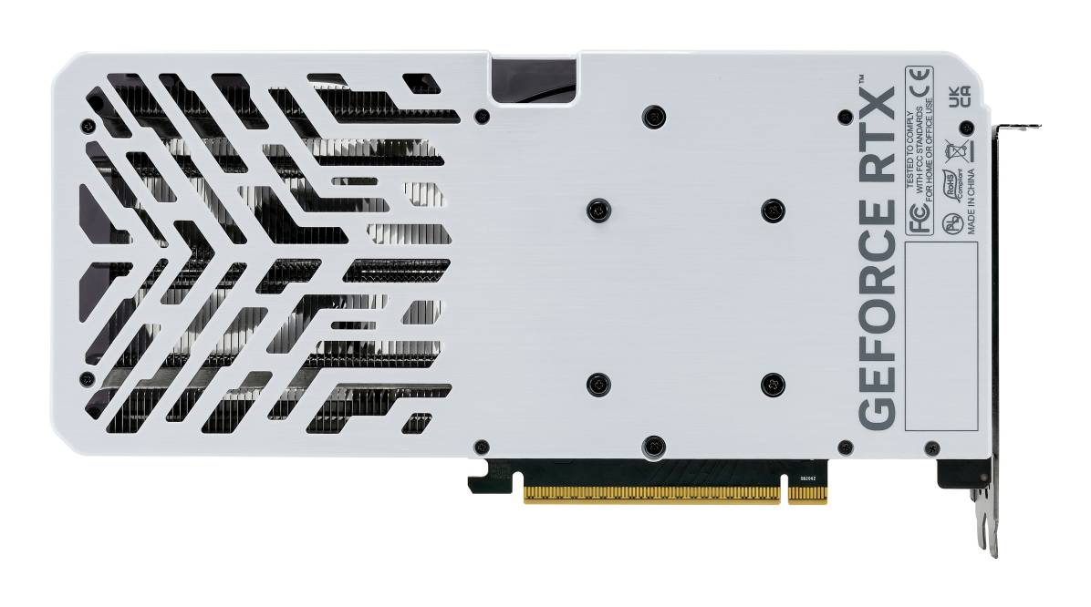 Palit GeForce RTX 5060 White OC, GeForce RTX 5060, 8 Go, GDDR7, 128 bit, 7680 x 4320 pixels, PCI Express 5.0-2