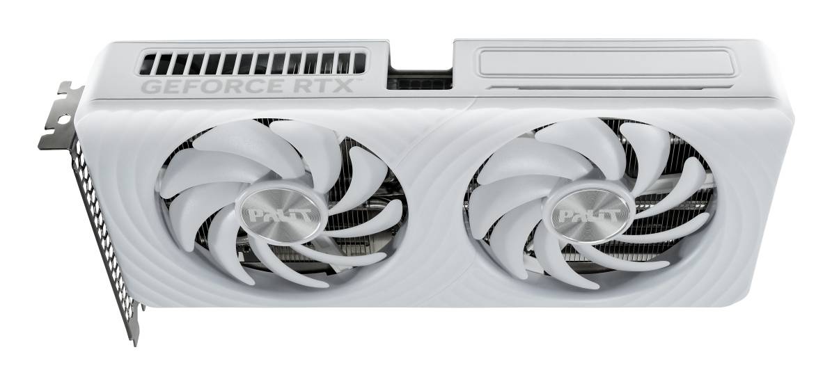 Palit GeForce RTX 5060 White OC, GeForce RTX 5060, 8 Go, GDDR7, 128 bit, 7680 x 4320 pixels, PCI Express 5.0-4