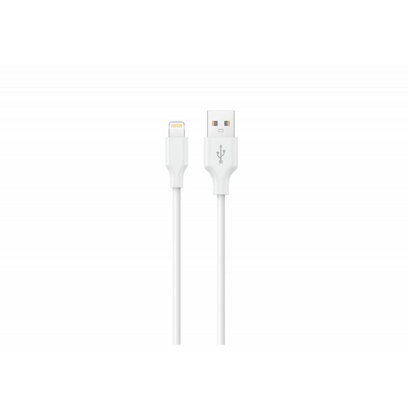 Konrow KCATLPW2 - Câble USB Lightning vers Type A (2m, Blanc) - Emballage Original-1