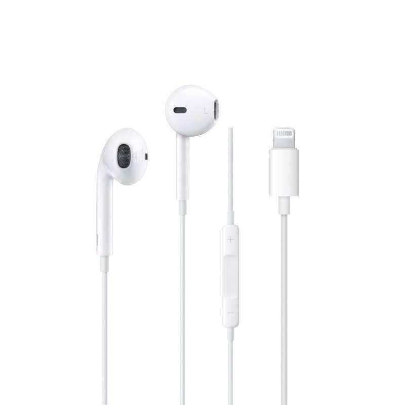 Konrow KE-BTL - Ecouteurs Lightning (1,2m, Blanc) - Emballage Original-0