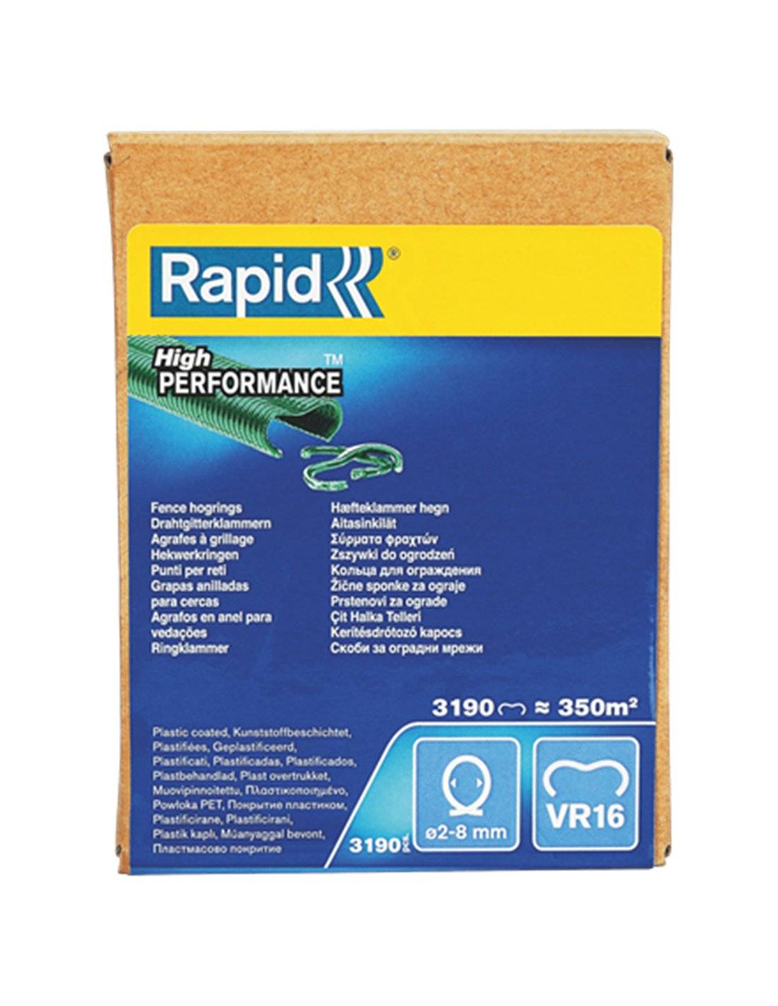 Agrafes Vr16 Grillage Vert Fixation Discrète Et Durable Pour Grillage - Rapid-1