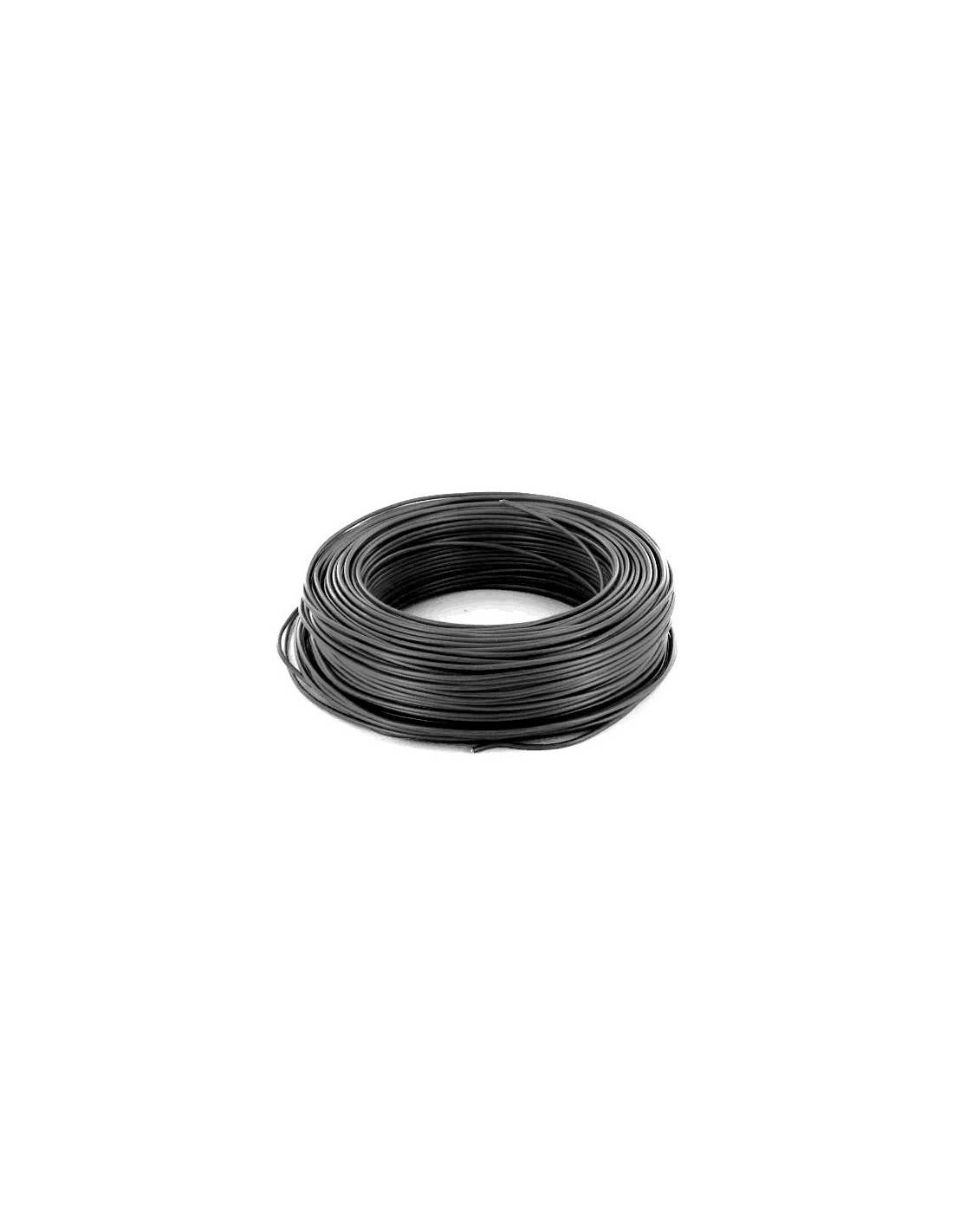 Fil Rigide Noir 25mm2, Au Mêtre H07vk-0