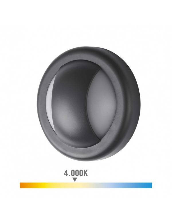 Applique Led Ronde Edm éclairage Extérieur Led Ip65 Naturel - Edm