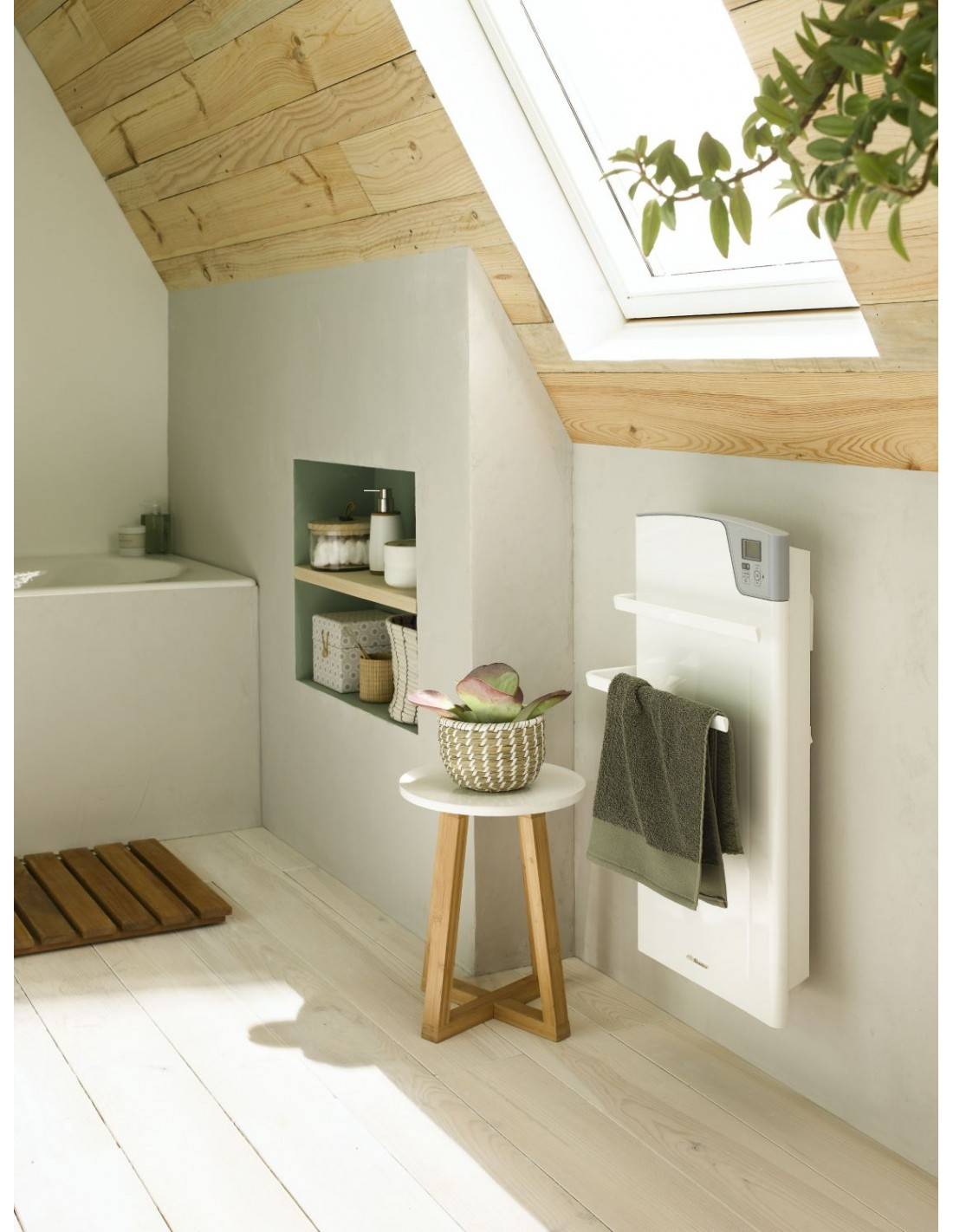 Sèche Serviettes Electrique 1400 W Compact Blanc Thermor 493151-0