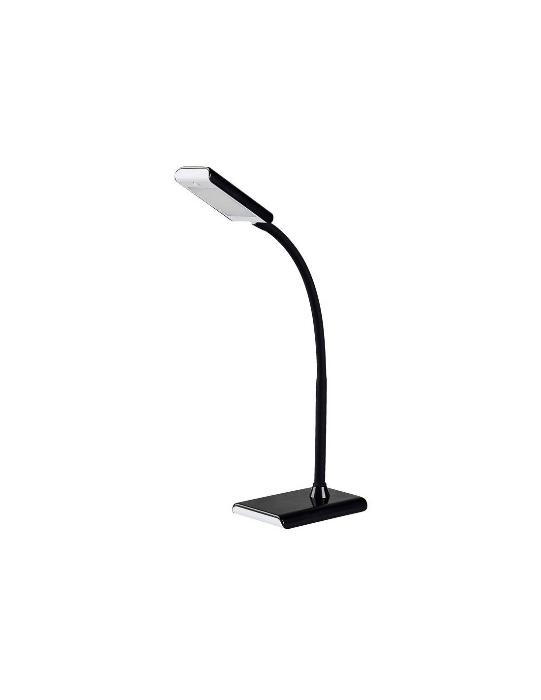 Lampe Bureau Led Edm Noire éclairage Led 7w 4000k Compact - Edm-0