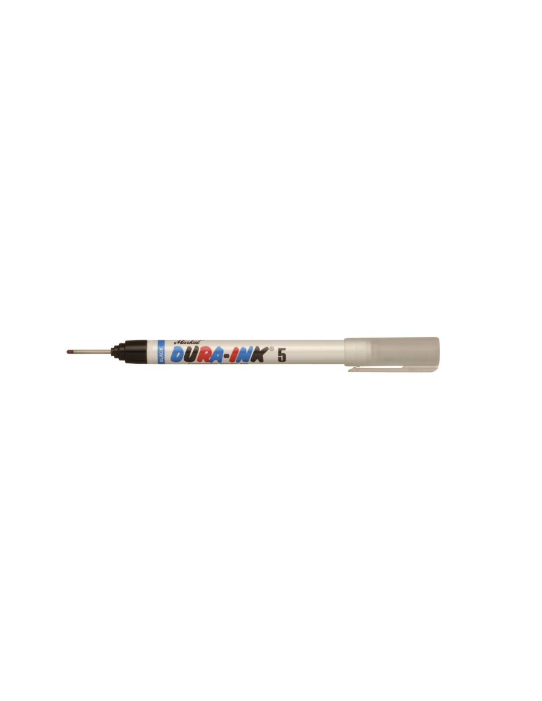 Marqueurs Markal Dura-ink Micro-pointe Noire Pointe étendue, Encre Permanente Industrielle - Markal-0