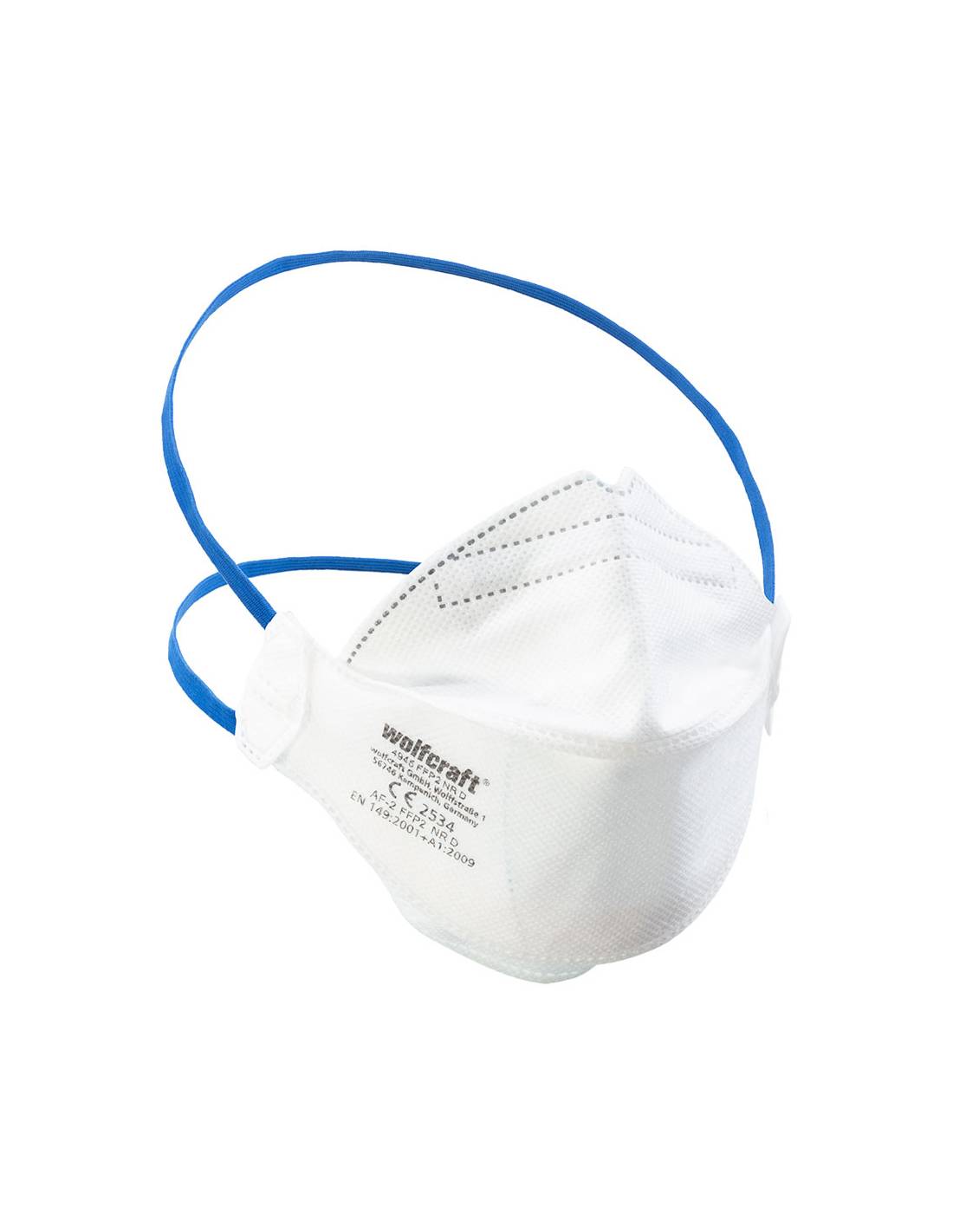 Pack 2 Masques De Protection Respiratoire Ffp2 Nr D 4945000 Wolfcraft-0
